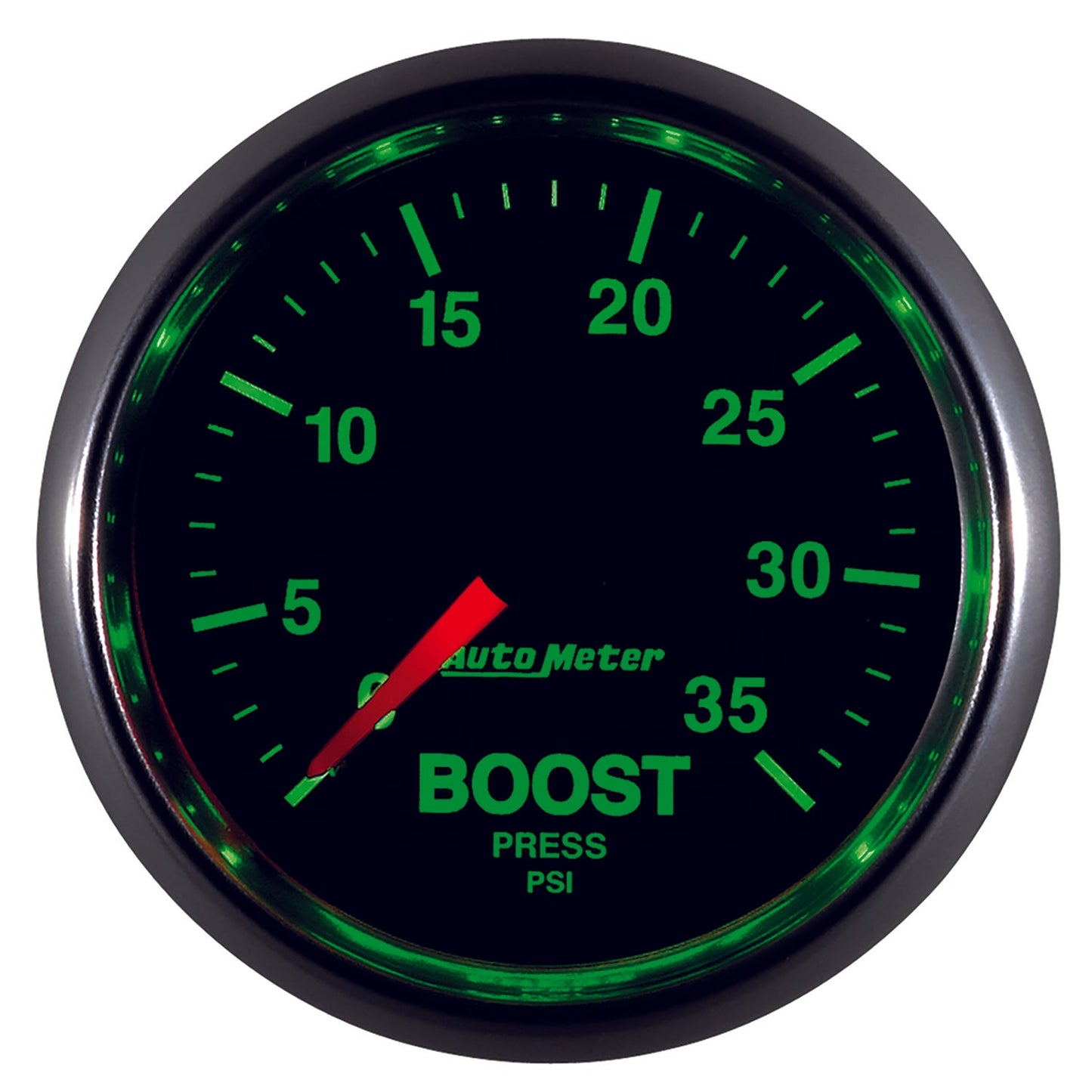 AutoMeter GS 2 1/16 inch 35PSI Mechanical Boost Gauge (3804)