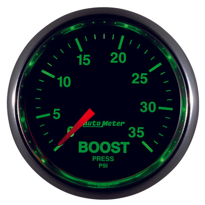 AutoMeter GS 2 1/16 inch 35PSI Mechanical Boost Gauge (3804)