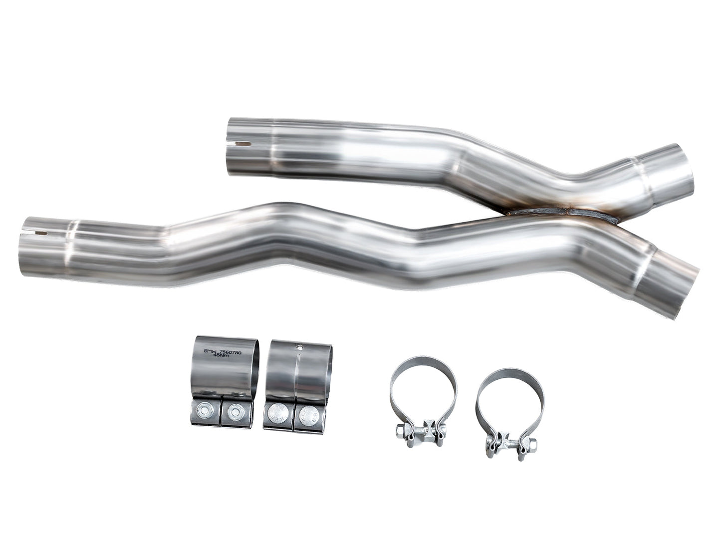 AWE 3820-11301 Non-Resonated Mid Pipes for 20-24 BMW X3 M / 20-25 X4 M