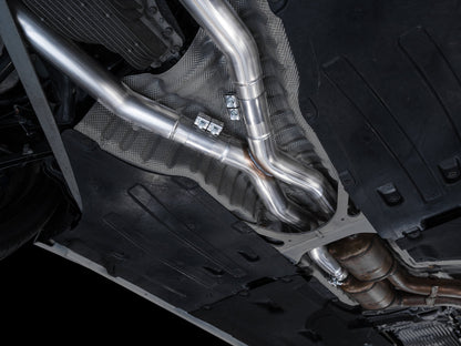 AWE 3820-11301 Non-Resonated Mid Pipes for 20-24 BMW X3 M / 20-25 X4 M