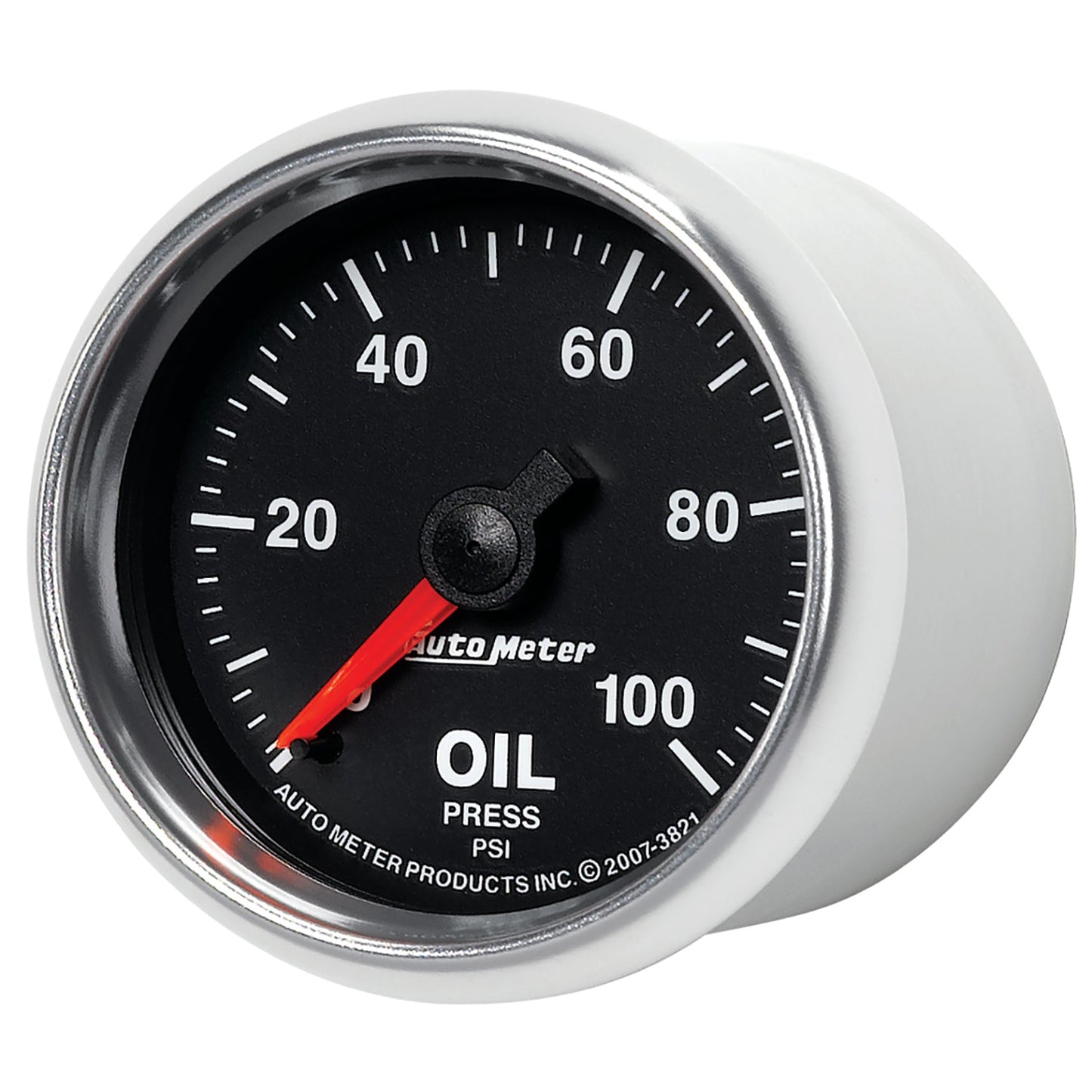 AutoMeter GS 52mm 0-100 PSI Mechanical Oil Pressure Gauge (3821)