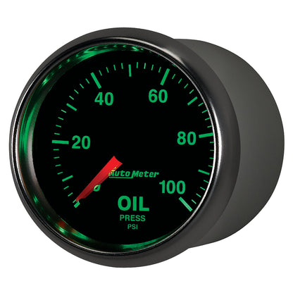 AutoMeter GS 52mm 0-100 PSI Mechanical Oil Pressure Gauge (3821)