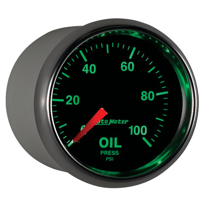 AutoMeter GS 52mm 0-100 PSI Mechanical Oil Pressure Gauge (3821)