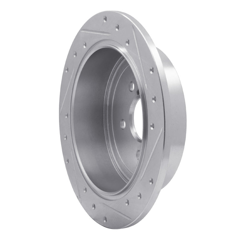 R1 D&S Rear Left Drilled & Slotted Rotor