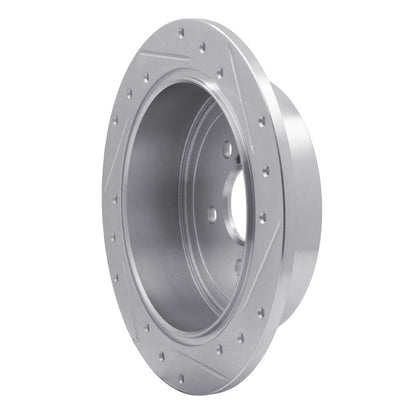 R1 D&S Rear Left Drilled & Slotted Rotor