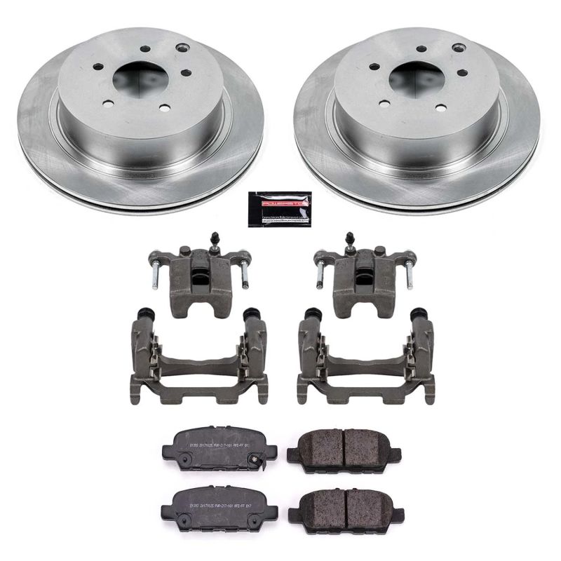 Power Stop Front & Rear Autospecialty Brake Kit w/Calipers | 2018-2021 Infiniti Q50 / Q60 (KCOE8006)