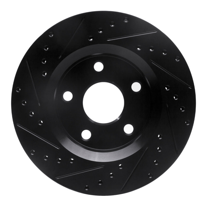 DFC D&S Black Brake Rotor (FRONT RIGHT): Jeep Wrangler (07-18)