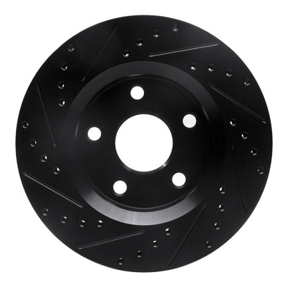 DFC D&S Black Brake Rotor (FRONT RIGHT): Jeep Wrangler (07-18)