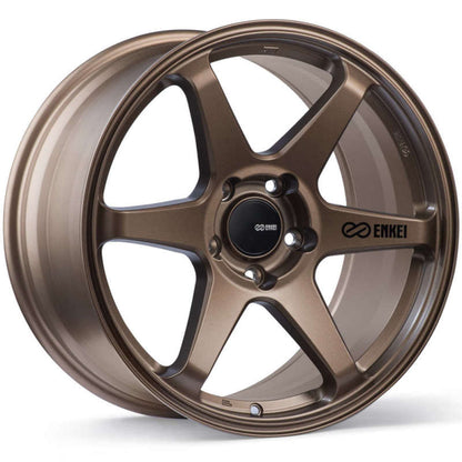 (set of 4) Enkei T6R Matte Bronze | 17x9" +40mm | 5x114.3mm Wheels