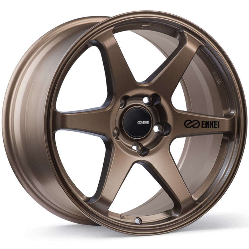 Enkei T6R Matte Bronze | 17x9" +40mm | 5x114.3mm Wheel