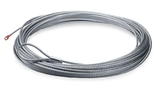 WARN 38423 Galvanized Wire Rope Cable Replacement 3/8 x 125' M12000 Winch