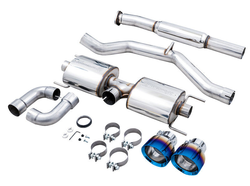 AWE Touring Edition Exhaust for Subaru BRZ / Toyota GR86 / Toyota 86 / Scion FR-S - Vapor Blue Tips