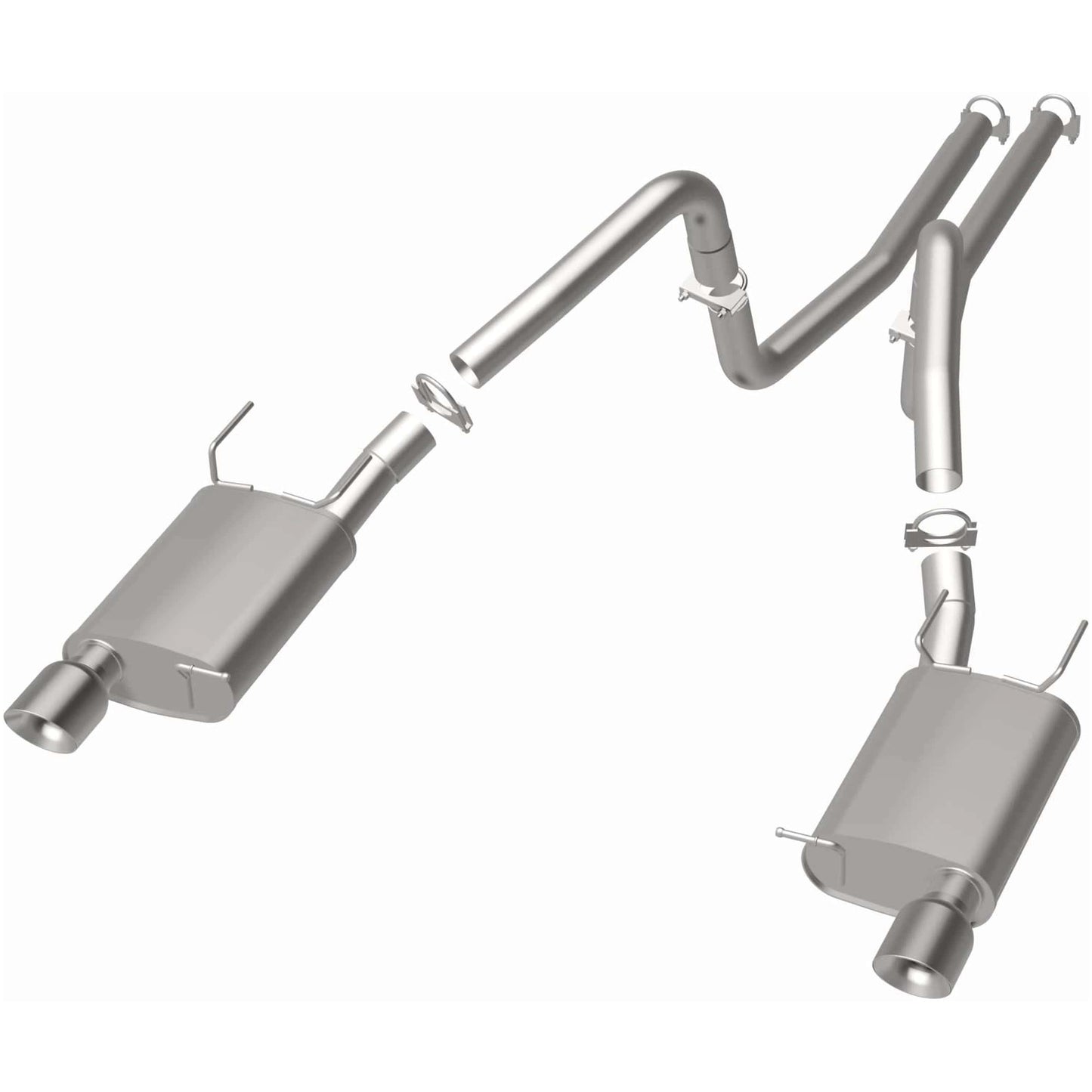 BRExhaust 2011-2014 Ford Mustang 3.7L Direct-Fit Replacement Exhaust System