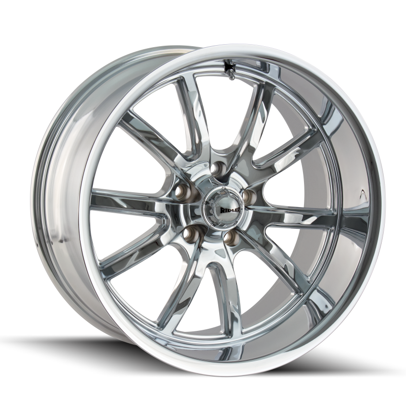 (set of 4) Ridler Wheels 650 Chrome | 17x8" +0mm | 5x120.65mm Wheels