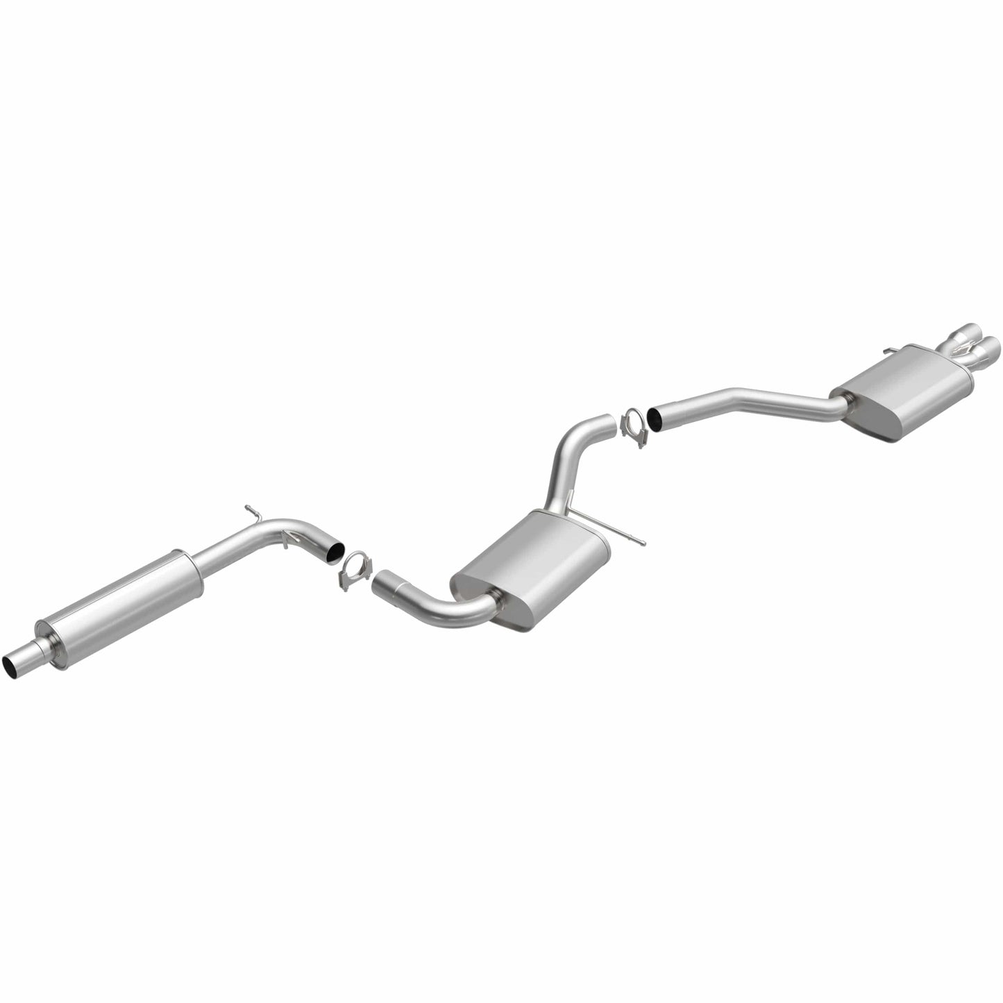 BRExhaust 2012-2014 Volkswagen Jetta 2.5L Direct-Fit Replacement Exhaust System