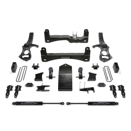 Fabtech 4" Basic Suspension System w/ Stealth | GM C/K1500 Pickup (19-22) w/ Trail Boss/AT4 Package (K1136M)