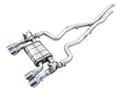 AWE Tuning AWE SwitchPath Catback Exhaust for BMW F8X M3/M4 - Chrome Silver - 3025-42070