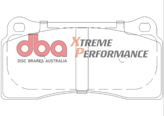 DBA Front Xtreme Performance Rear Brake Pads | Nissan GT-R (09-11) (DB1935XP)