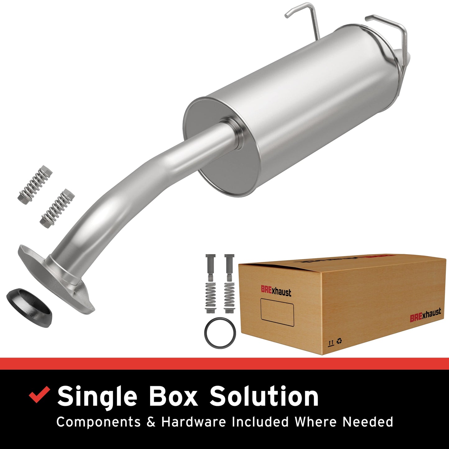 BRExhaust 2012-2014 Honda CR-V 2.4L Direct-Fit Muffler Kit