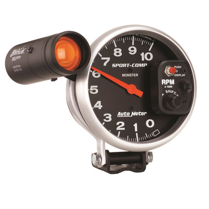 AutoMeter Sport-Comp 5 inch 10K RPM Shift Light Tach (3904)
