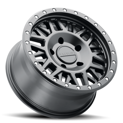 (set of 4) Raceline 951 Ryno Satin Black | 17x8.5" +0mm | 6x139.7mm Wheel