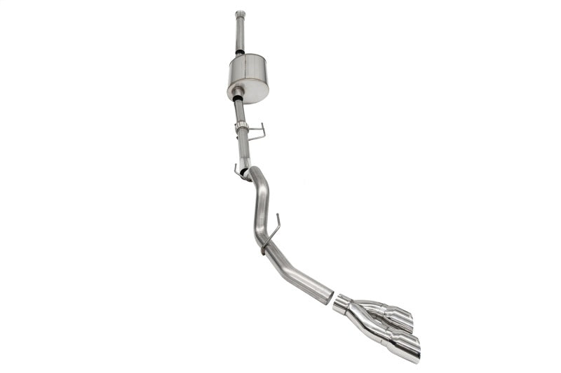 CORSA Sport / 3.0 in Cat-Back Single Side Exit | Ford F-150 (21-23) 3.5T EcoBoost (21169BLK)
