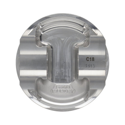 Manley 75mm DE-STROKED 99.5mm STD Bore Dish Piston Set w/ Rings | Subaru WRX STi (04+) (621100C-1)
