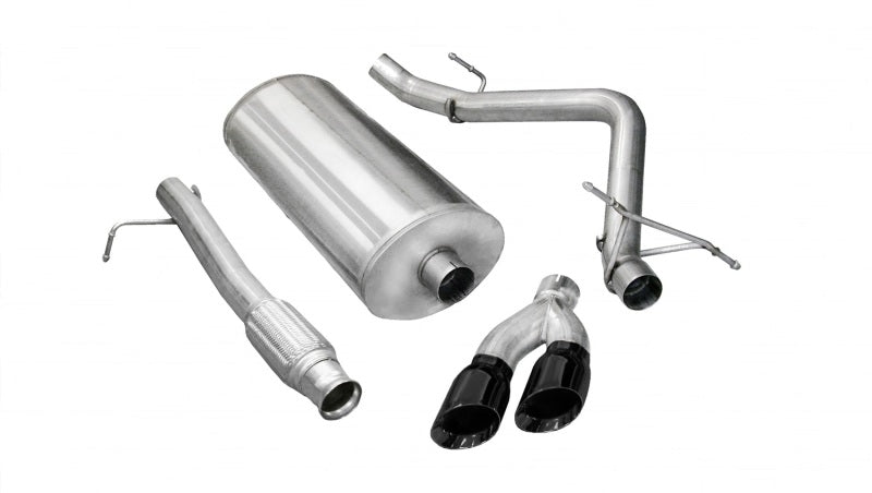 CORSA Sport / 3.0 in Cat-Back SSE 4.0 in Twin Tips | 09-13 Silverado Sierra 4.8L 5.3L 133WB (14900)