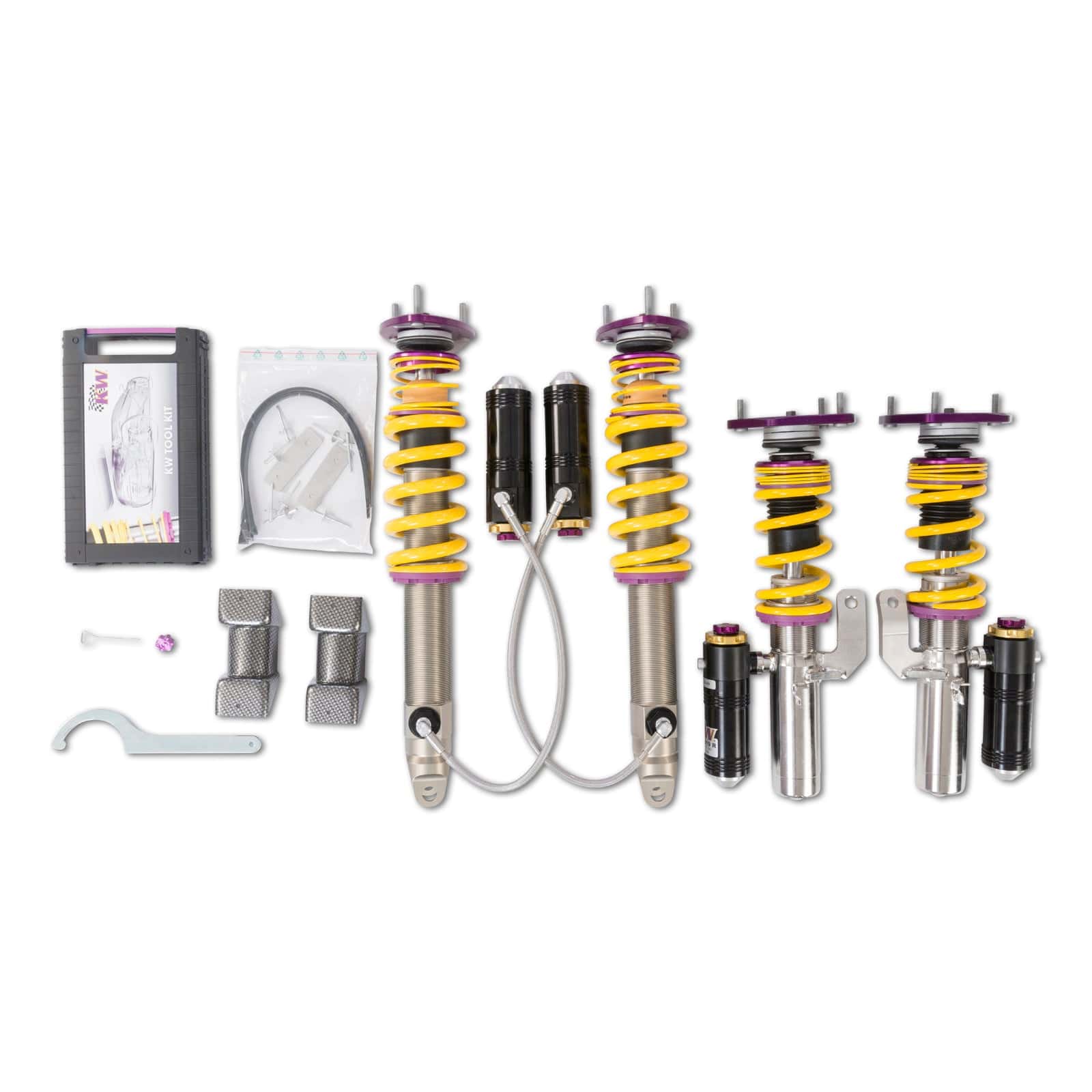 KW Suspensions KW V4 Clubsport Kit - Porsche 911 (991) Carrera, Carrera 2/2S/GTS, 4/4S/GTS, with PDCC