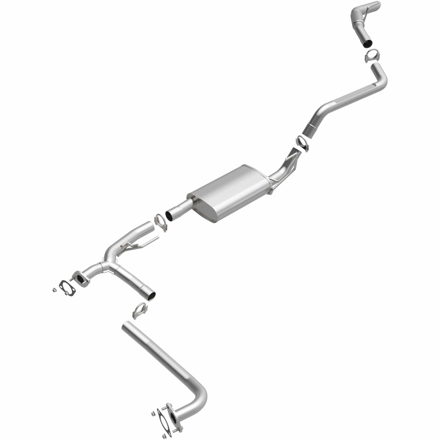 BRExhaust 2005-2012 Nissan Pathfinder 4.0L Direct-Fit Replacement Exhaust System