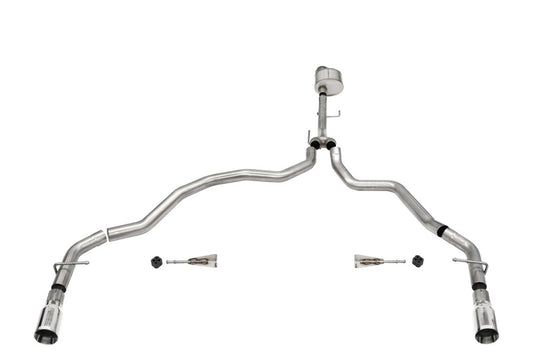 CORSA Xtreme / 3.0 in Cat-Back Dual Rear Exit | 2021-24 Ford F-150 5.0L V8 (122.8" WB) (21143)