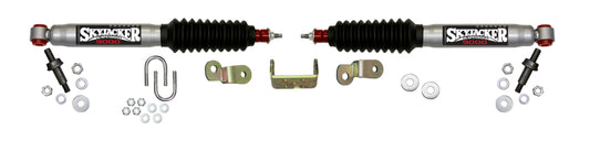 Skyjacker 9298 Silver Dual Steering Stabilizer Kit for 3/4 Ton Vehicles