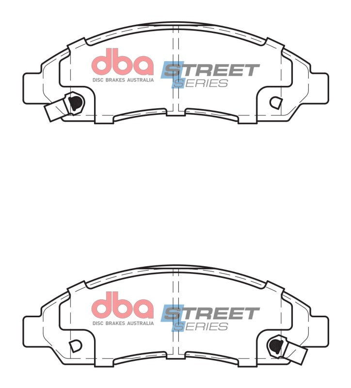 DBA Street Series Front Brake Pads | Chevrolet Colorado (04-08) (DB1468SS)