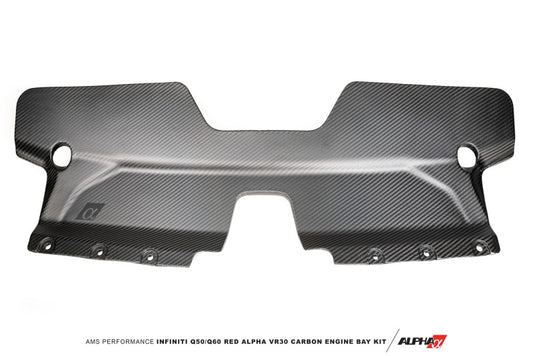AMS Alpha Matte Carbon Front Duct | Infiniti Q60 / Q50 (17+ / 16+) (ALP.28.06.0002-1)