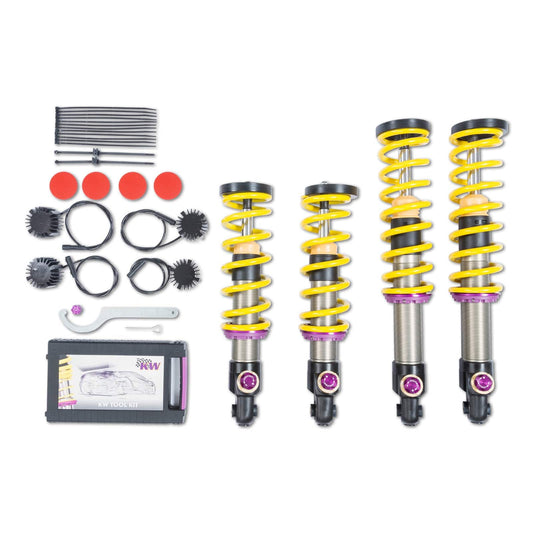 KW Suspensions KW V4 Coilover Kit Bundle - Mercedes AMG GT, GT C; Roadster; with adaptive Suspensions