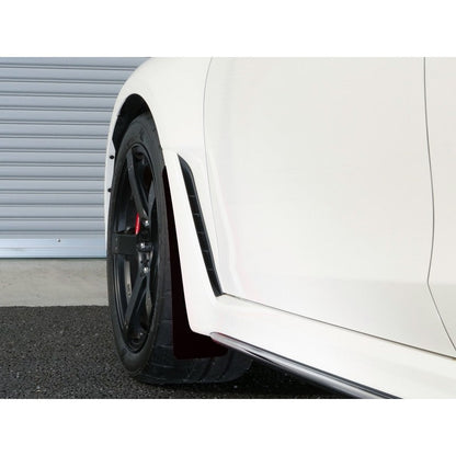 Cusco EVA Bolt-On Black Front Mud Flap Set | Honda Civic Type-R (FL5) (23+) (3F7 850 FB)