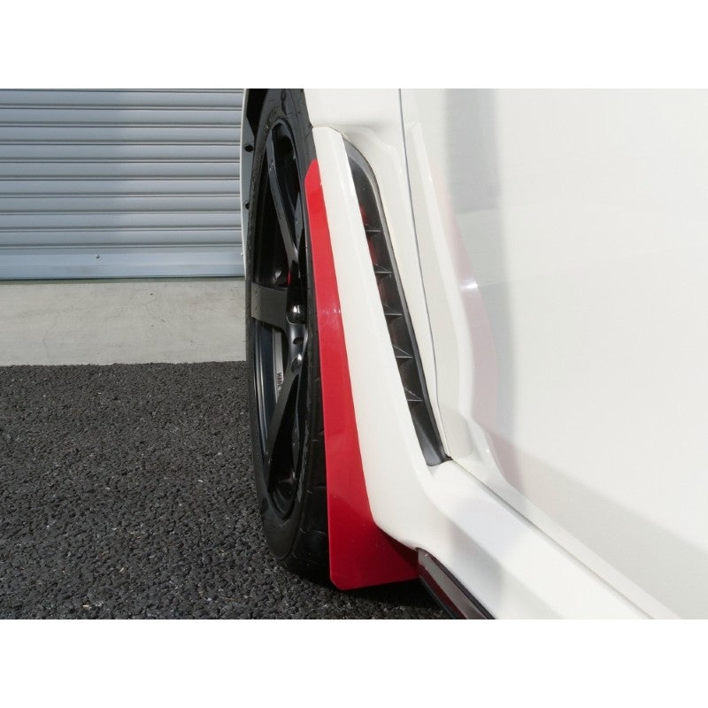 Cusco EVA Bolt-On Front Mud Flap Set (Red) | Honda Civic Type-R (FL5) (23+) (3F7 850 FR)