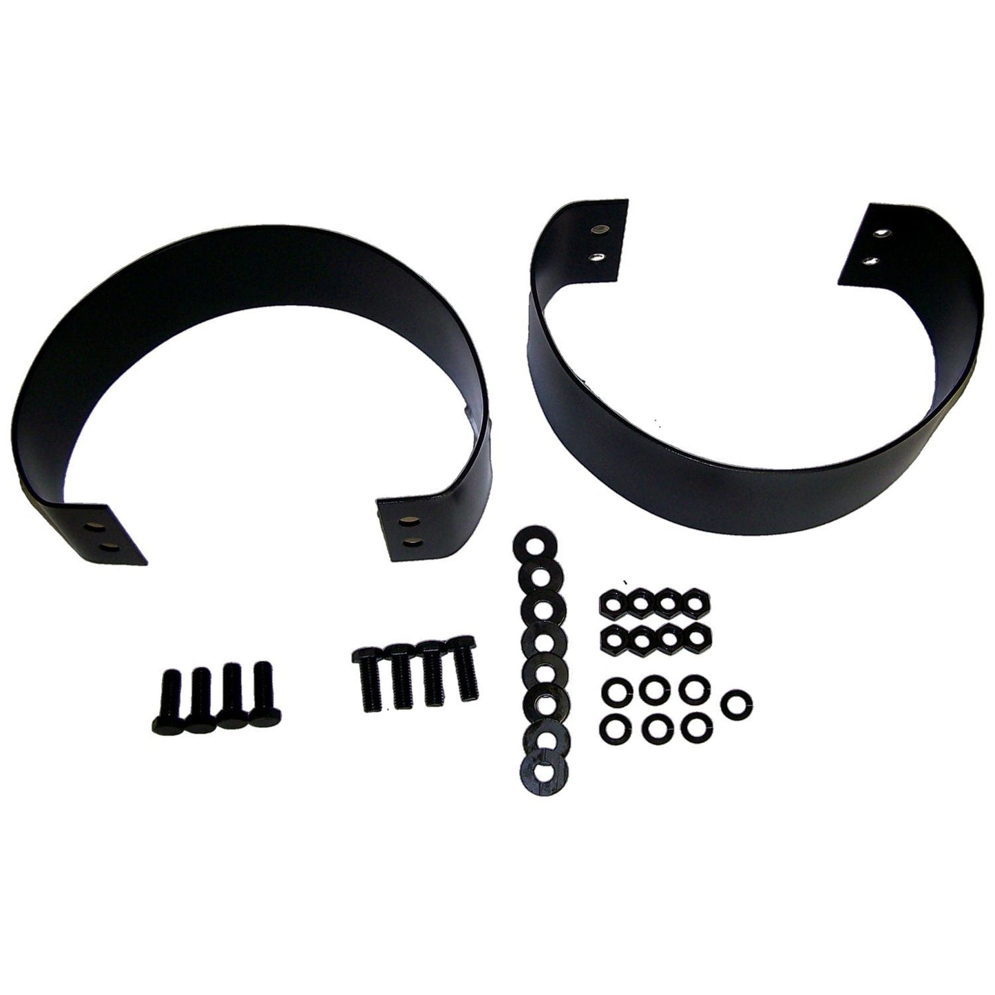 Rear Bumperettes Black for Jeep CJ Wrangler YJ 1976-1995 Pair Crown Automotive 5355457K