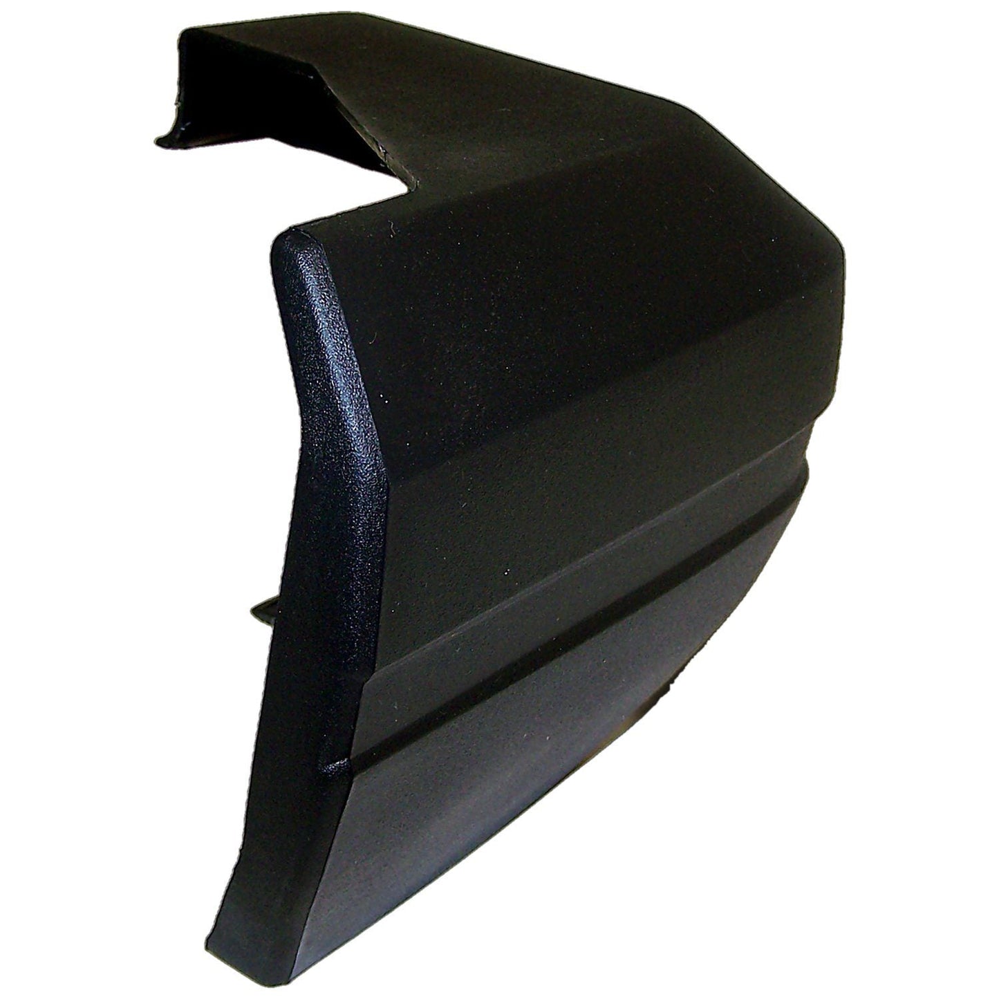 Crown Automotive 55022077 Rear Left Bumper Cap - Black For 1984-1986 Jeep Cherokee