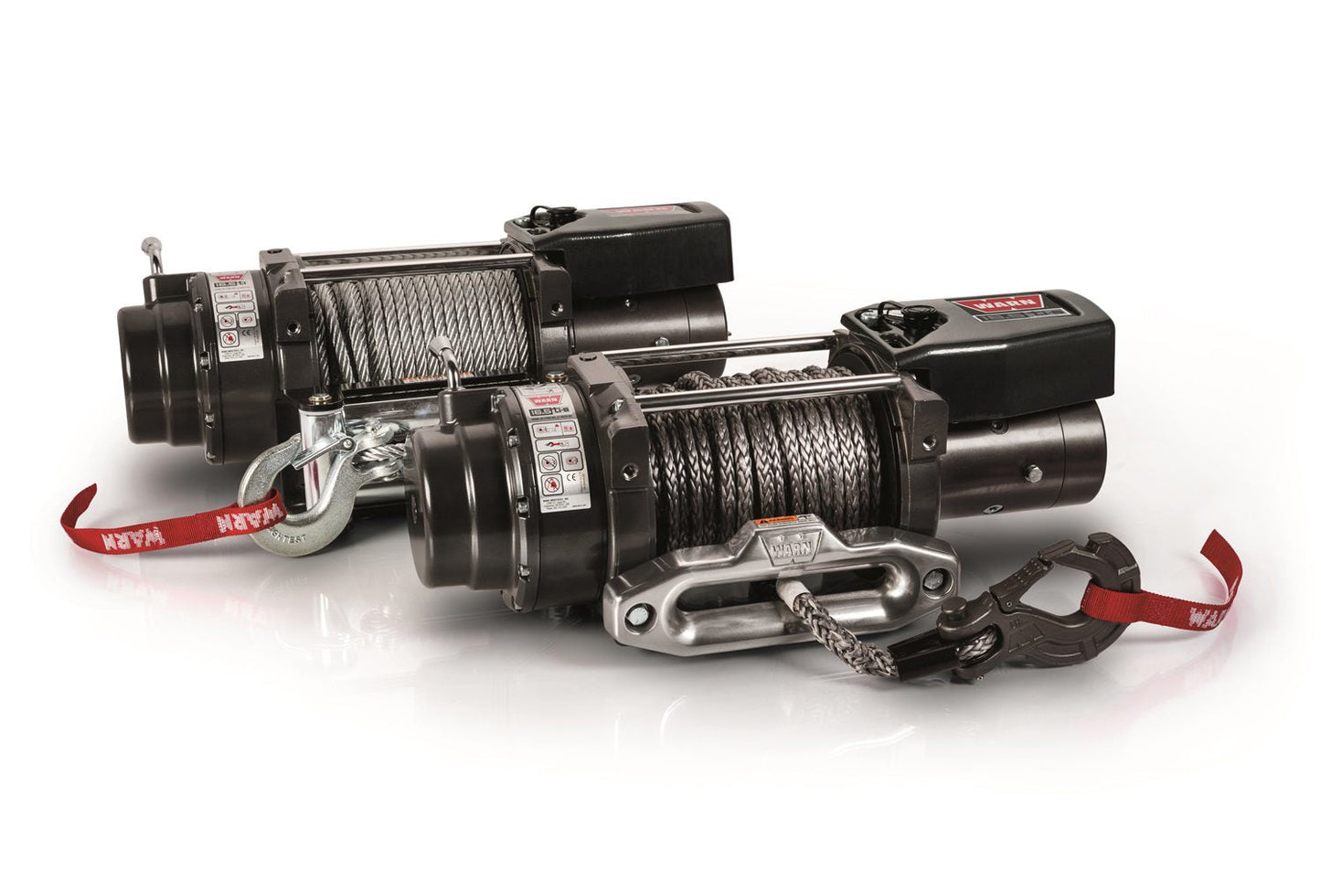 WARN 97740 16.5ti-s 16500 lb Winch 80' 3/8 Synthetic Rope Heavy Series