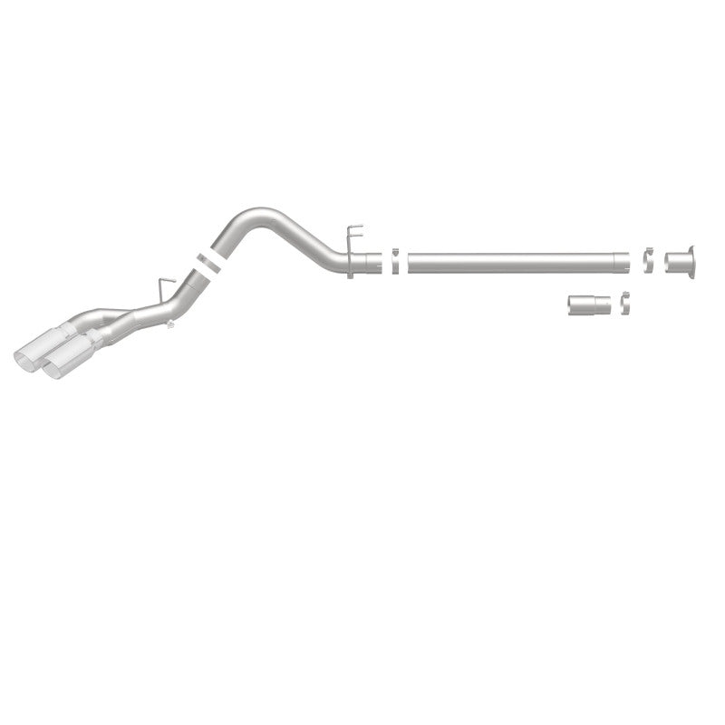 MagnaFlow 08-17 Ford F-250/350/450 4.6/6.7L DPF-Back SS 4in Dual Rear Exit | Ford Super Duty (17873)