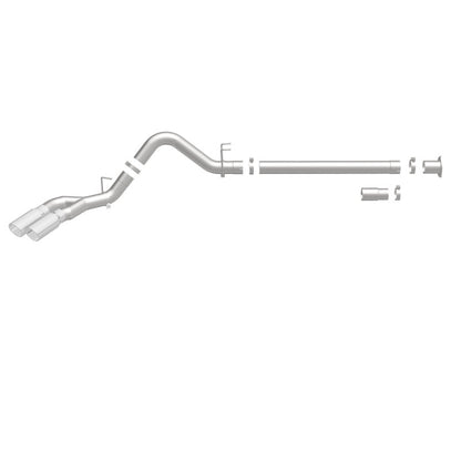 MagnaFlow 08-17 Ford F-250/350/450 4.6/6.7L DPF-Back SS 4in Dual Rear Exit | Ford Super Duty (17873)