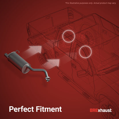 BRExhaust Direct-Fit Muffler Kit 108-0135