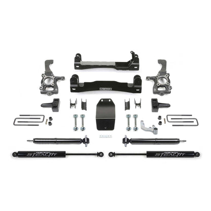 Fabtech 4" Basic Suspension System w/ Rear Stealth | Ford F150 4WD (15-20) (K2193M)