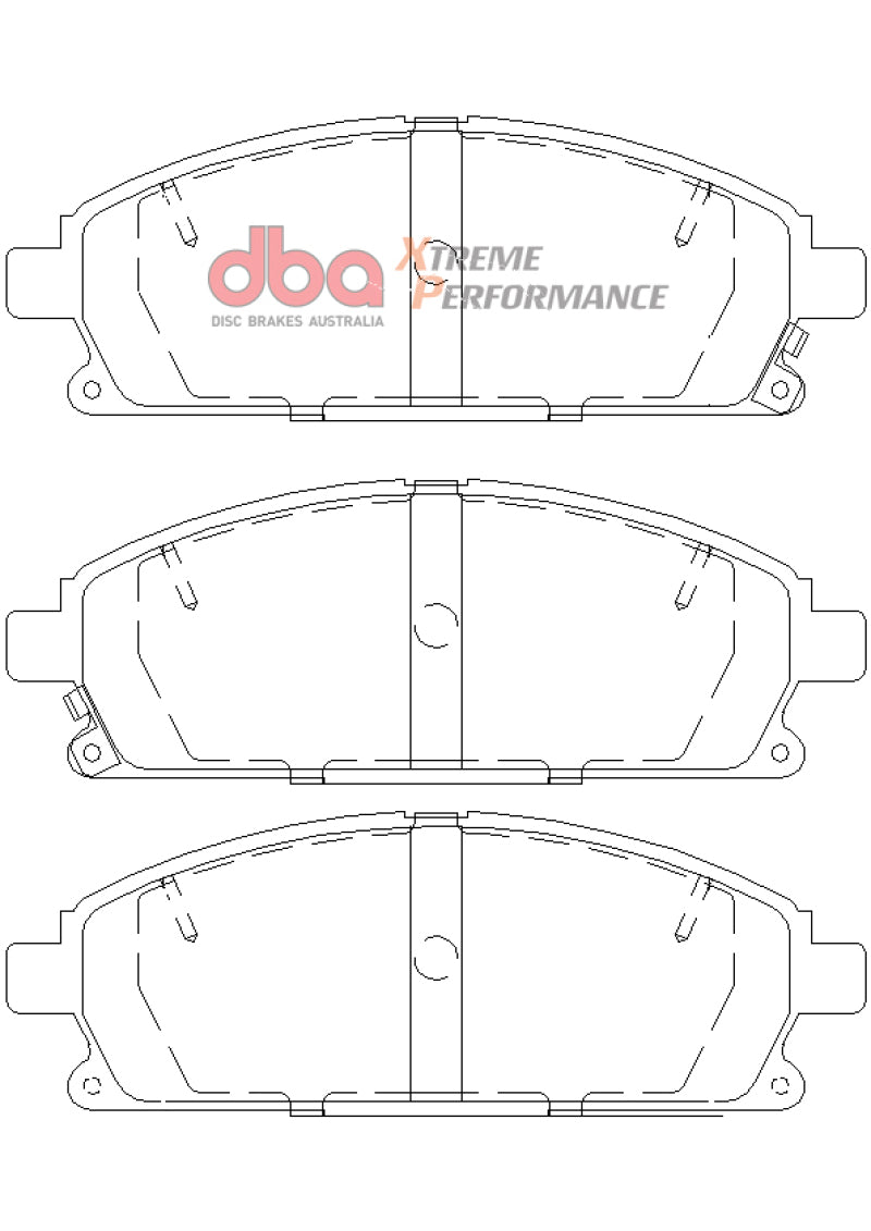 DBA XP650 Front Xtreme Performance Front Brake Pads | Nissan Pathfinder (96-04) (DB1333XP)