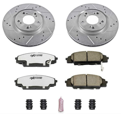 PowerStop Front Z26 D&S Brake Kit w/ SS HW | Honda S2000 (00-09) (K2276-26)