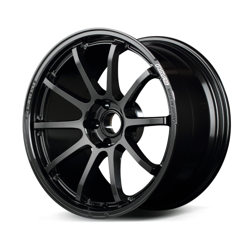 (set of 4) Gram Lights 57NR Glass Black | 18x9.5" +38mm | 5x114.3mm Wheel