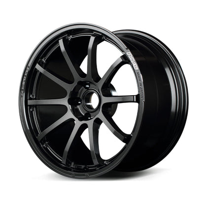 (set of 4) Gram Lights 57NR Glass Black | 18x9.5" +38mm | 5x114.3mm Wheel
