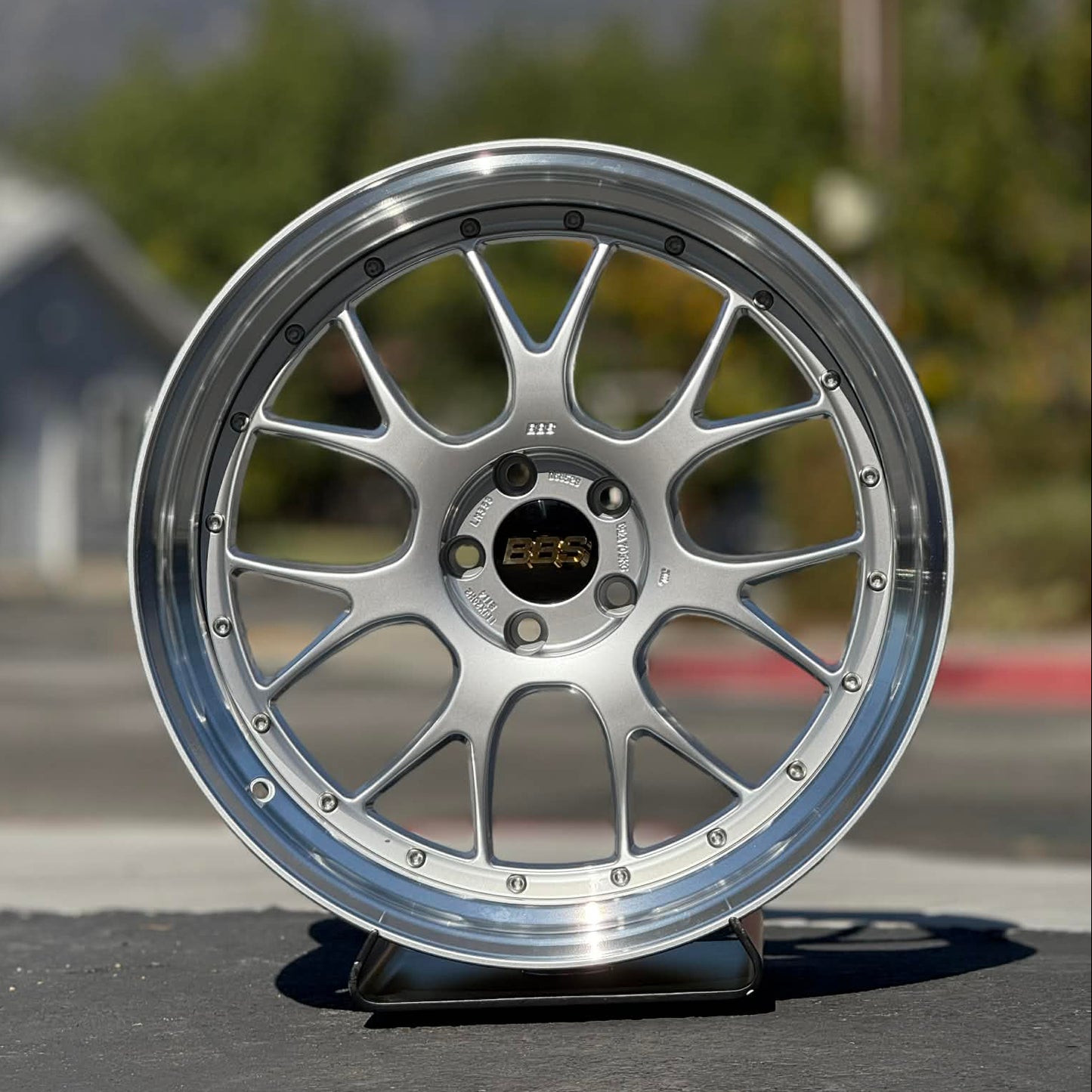 BBS LM-R 20x10 +12, 20x11 +14 5x112 Diamond Silver (SET)