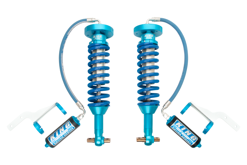 King Shocks 2.5 Performance Coilovers w/ Remote Reservoir Non-Adjustable Shocks Set w/0-3" lift - 2014-2024 Ford Expedition 4WD